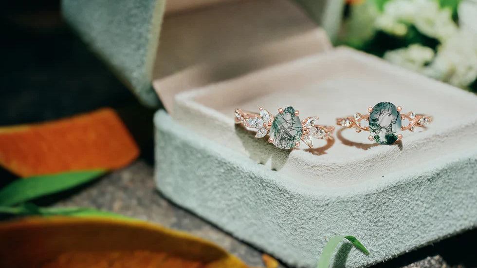 Moss Agate Rings: Nature's Masterpiece in Jewelry