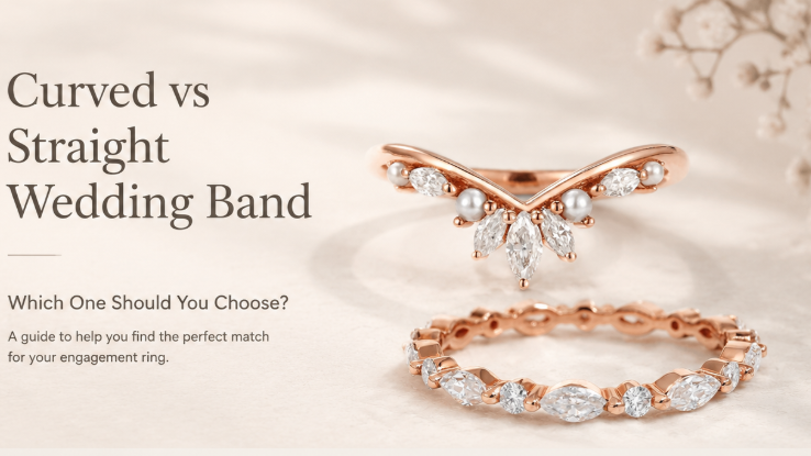 Curved vs Straight Wedding Band