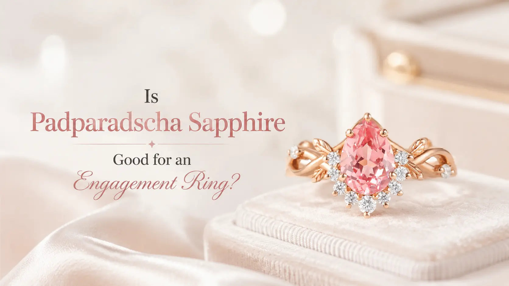 Is Padparadscha Sapphire Good for an Engagement Ring?