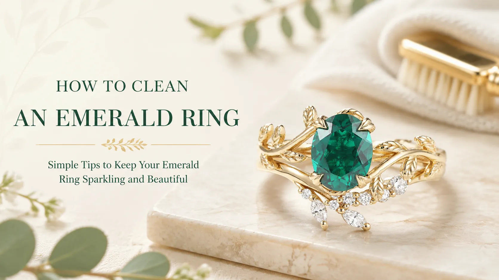 How to Clean an Emerald Ring Safely: A Complete Care Guide