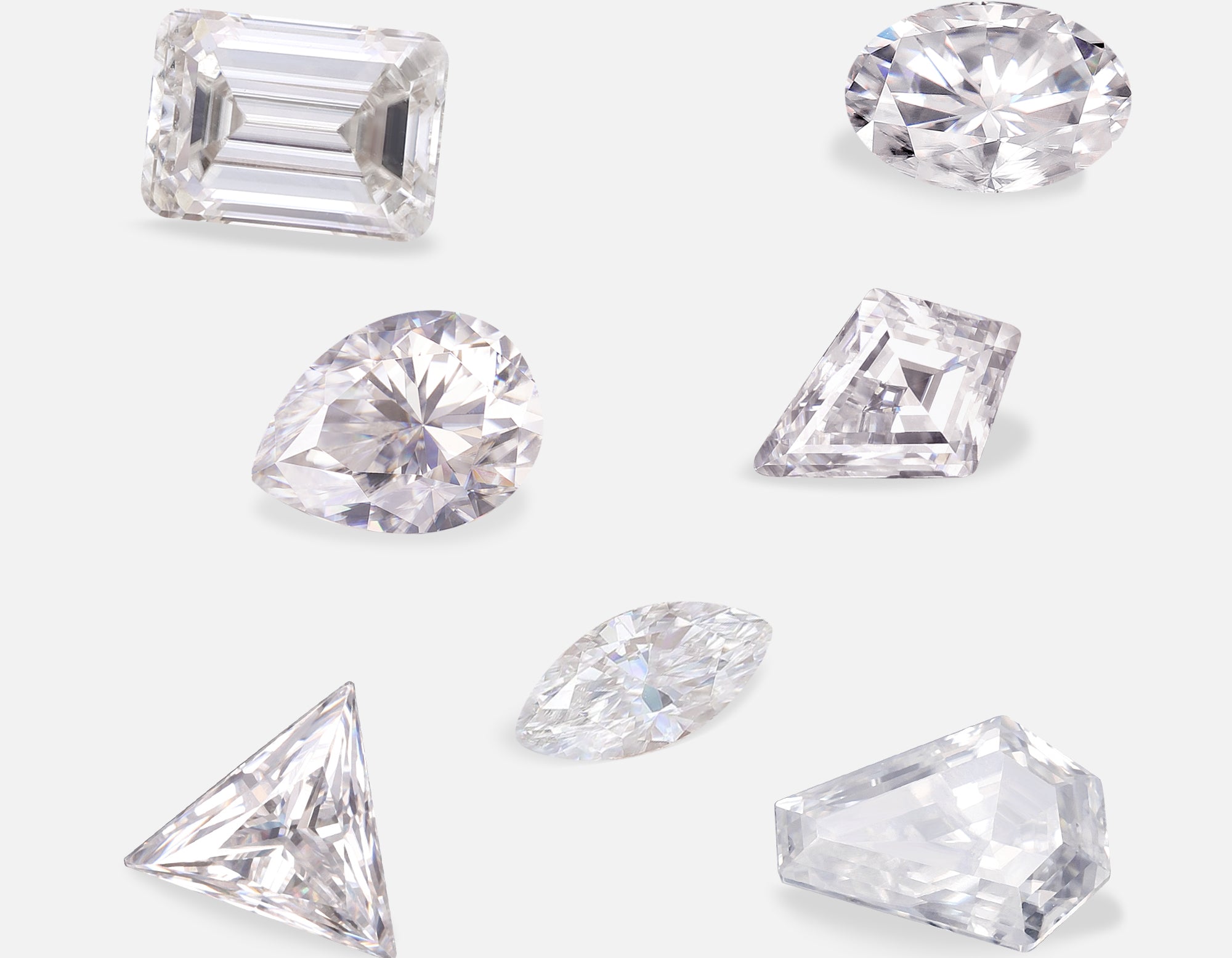the picture of different diamond shape