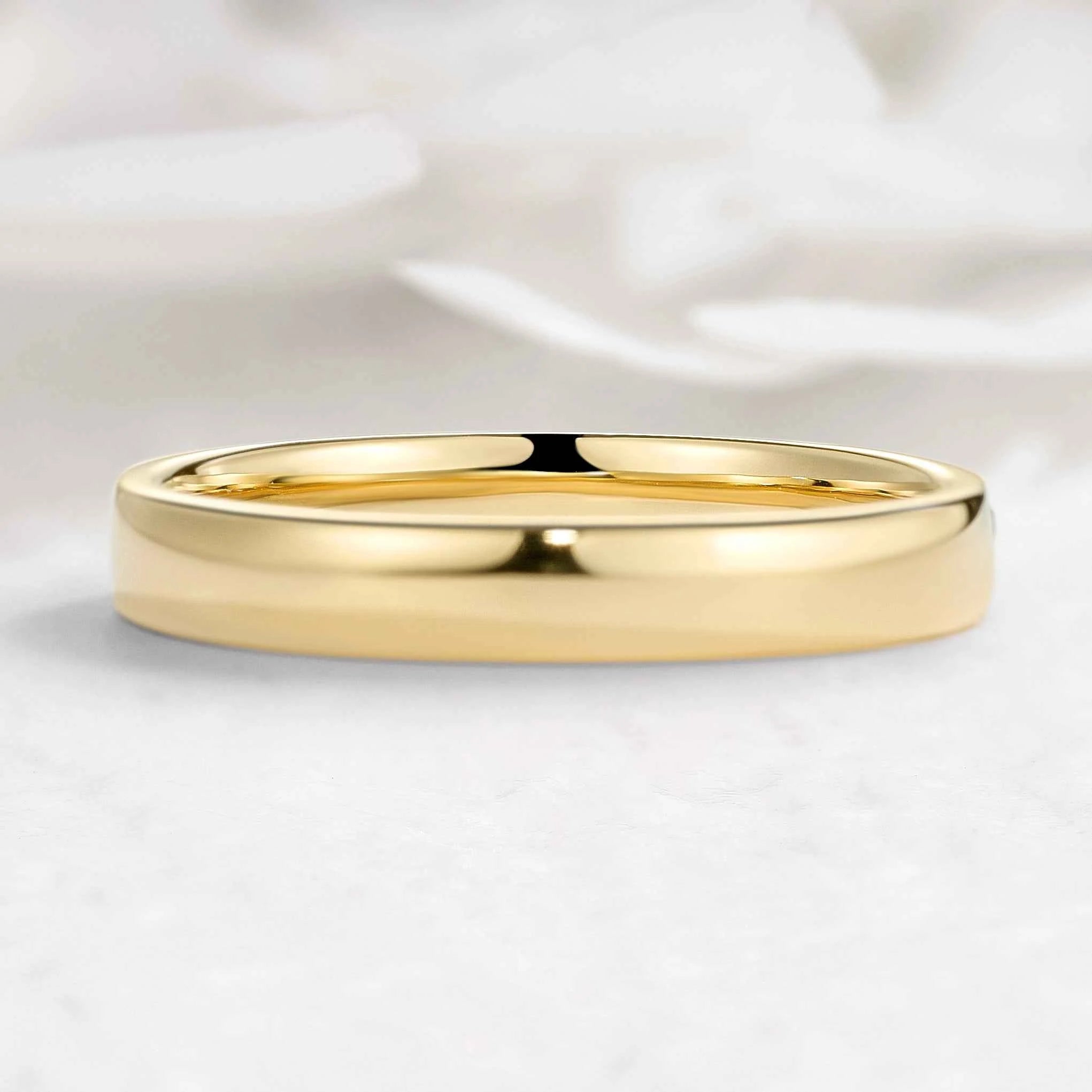 Nature-Inspired Leaf Texture Moss Agate Men's Wedding Band