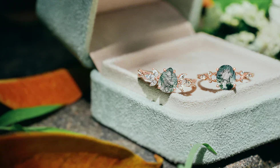 Moss Agate Rings: Nature's Masterpiece in Jewelry