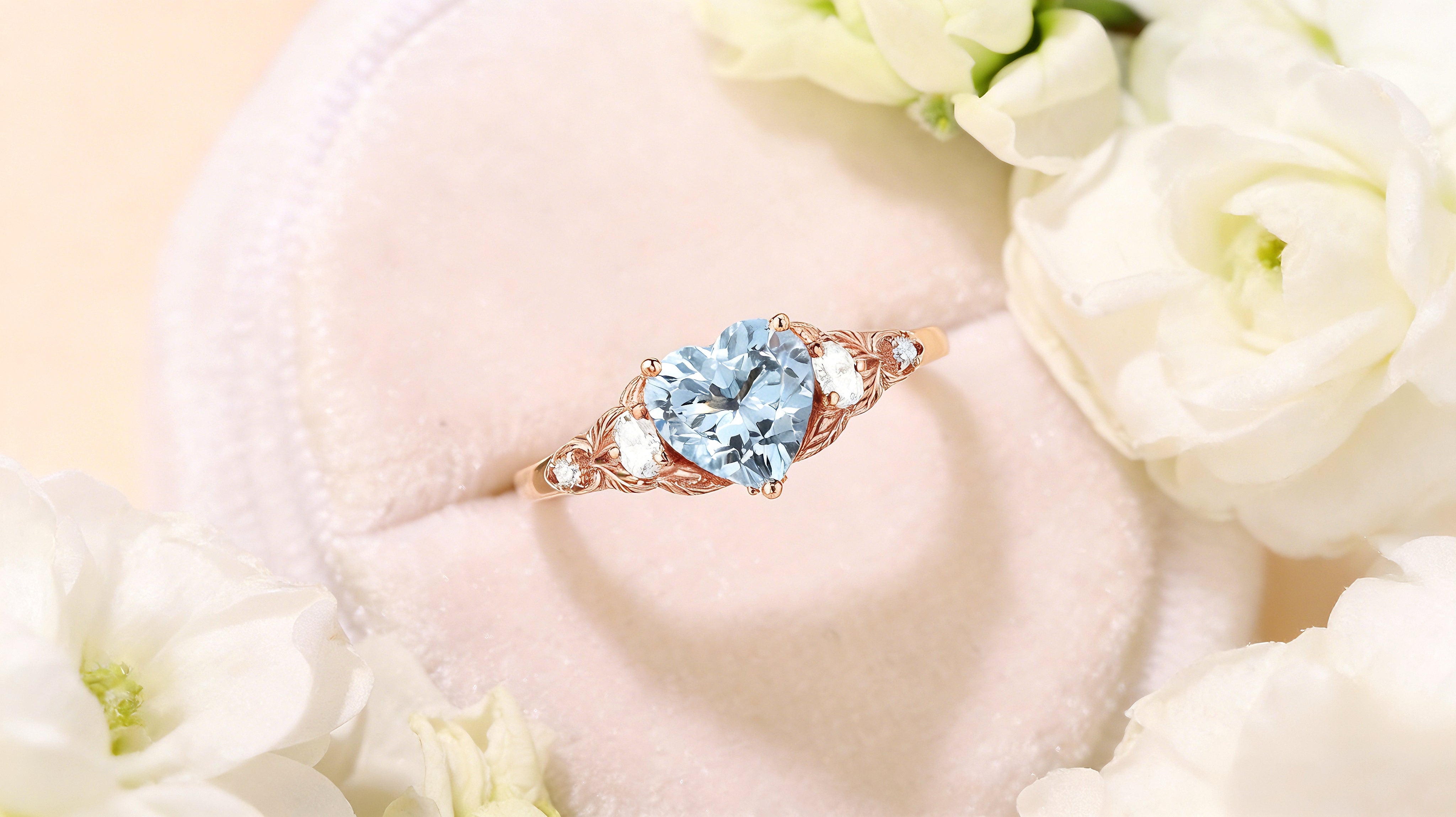  Aquamarine vs Sapphire: aquamarine engagement rings