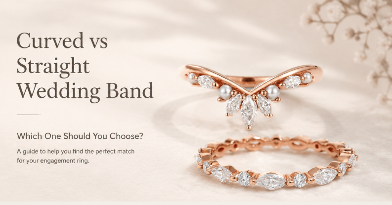 Curved vs Straight Wedding Band