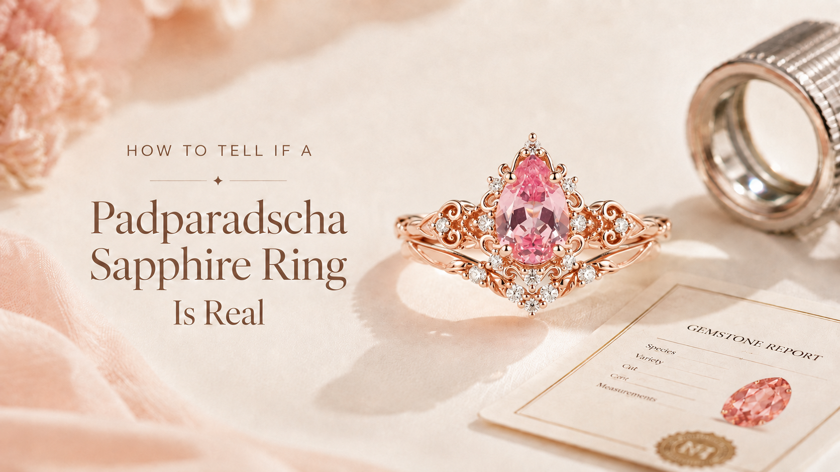 How to Tell if a Padparadscha Sapphire Ring Is Real