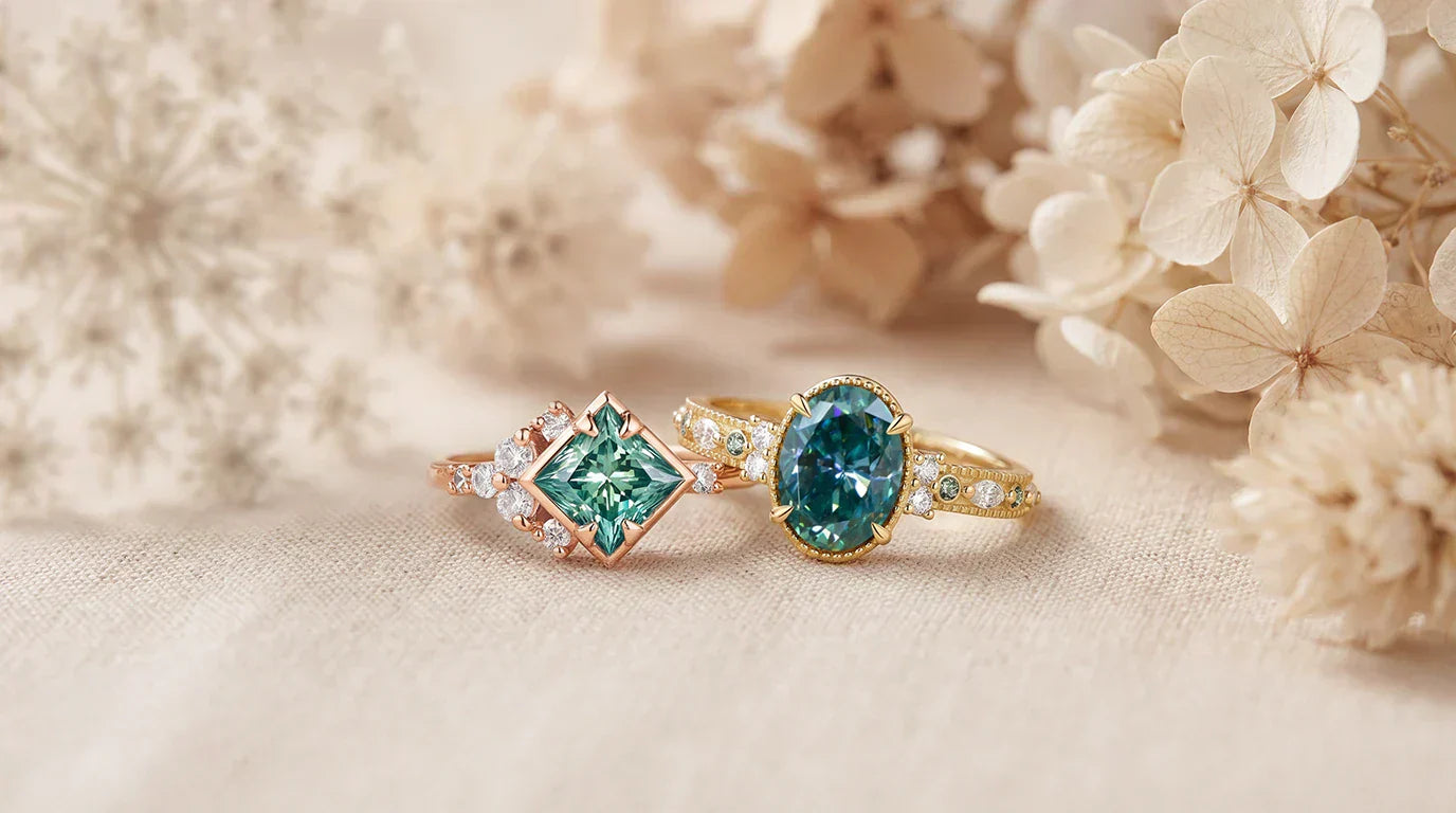Is Green Moissanite Good for Engagement Rings?