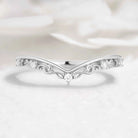 Melody Musical Note Moissanite Wedding Band