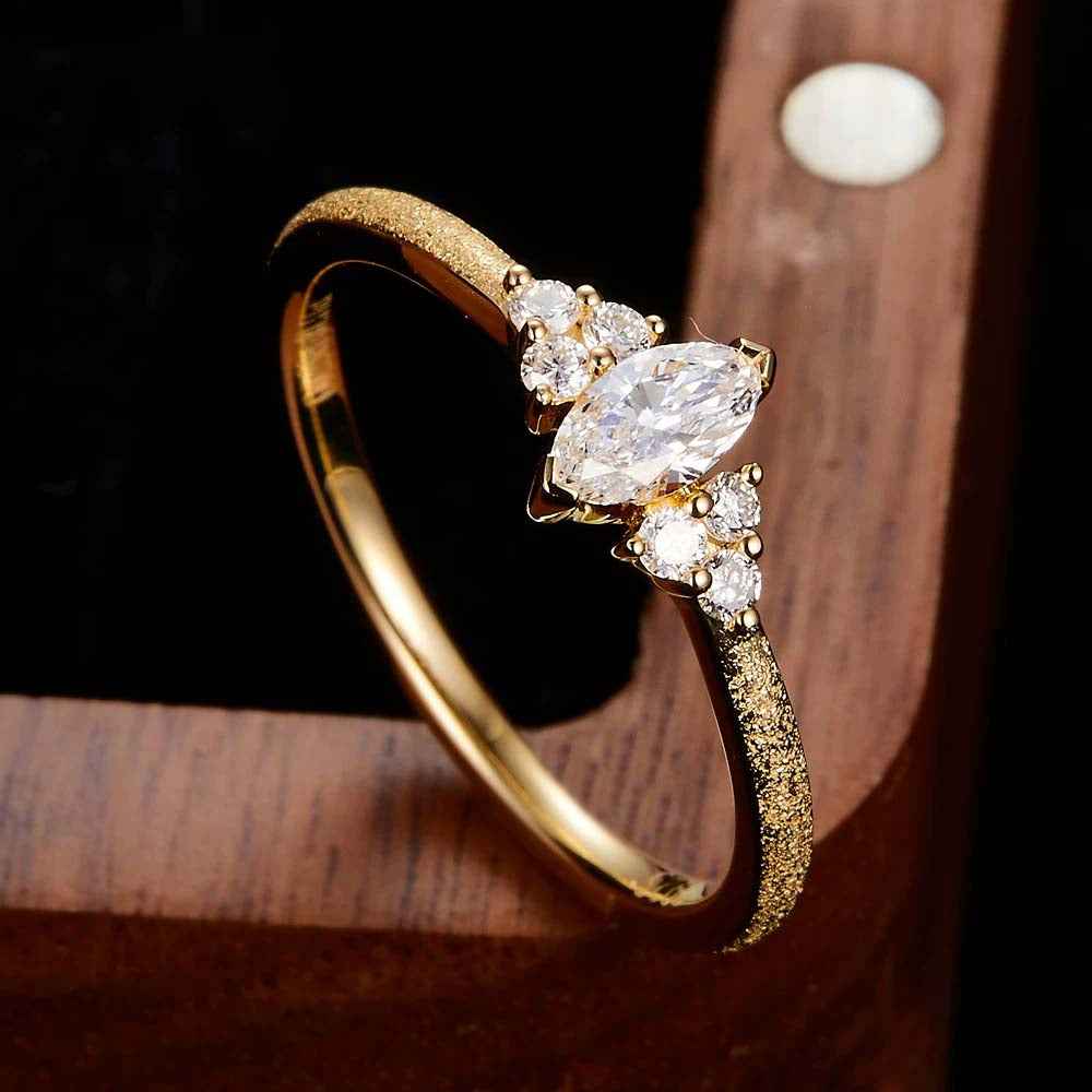 0.30ct Lab Grown Diamond Engagement Ring With Men's Band