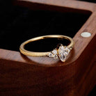 0.30ct Lab Grown Diamond Engagement Ring With Men's Band
