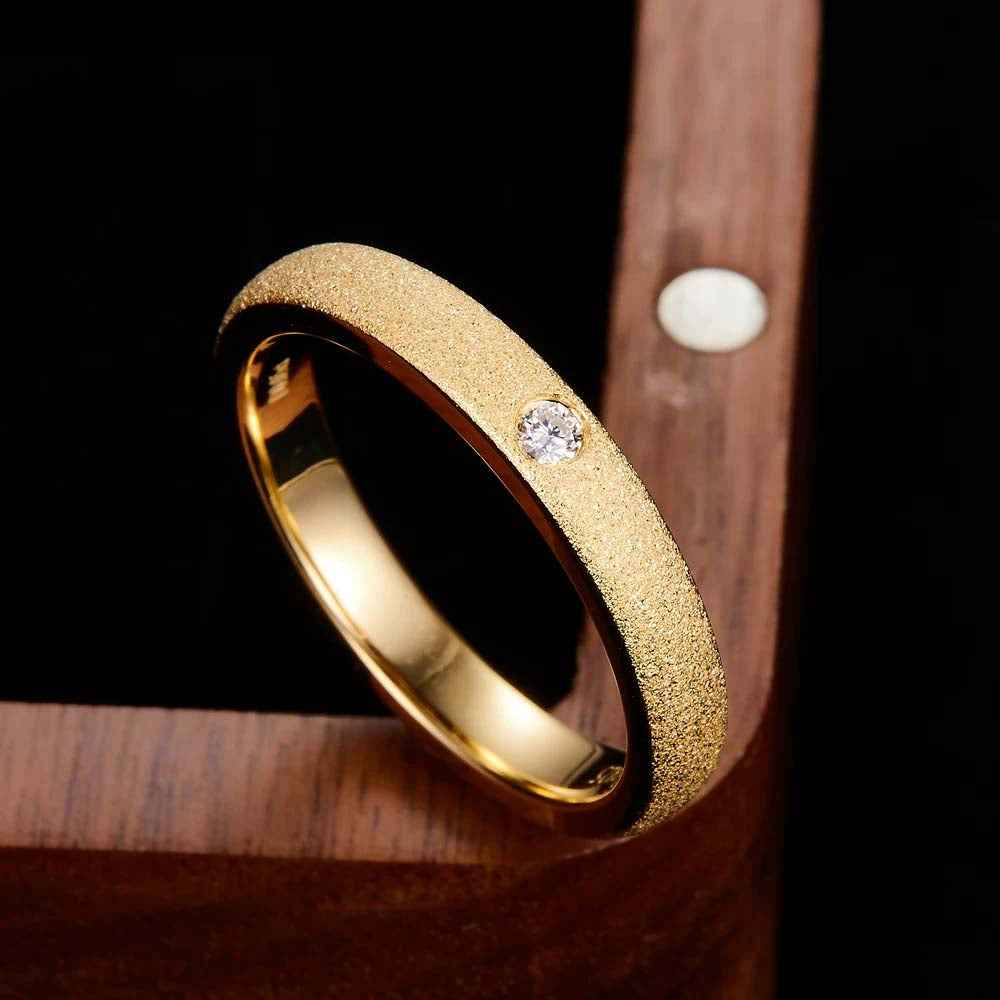 0.30ct Lab Grown Diamond Engagement Ring With Men's Band