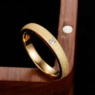 0.30ct Lab Grown Diamond Engagement Ring With Men's Band