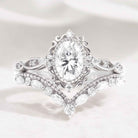 Moissanite Stacking Wedding Band One Piece