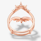 Vintage-Inspired Enhancer Double Wedding Bands
