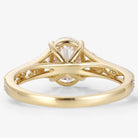 Vintage Victorian Oval Cut Moissanite Flora Engagement Ring - Lahela Jewelry