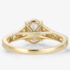 Vintage Oval Cut Moissanite Engagement Ring With Flower (Copy)