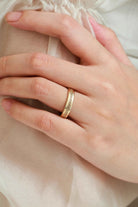 Nature-Inspired Leaf Pattern Men's Wedding Band