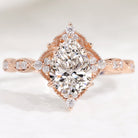 1ct Pear Cut Lab Grown Diamond Engagement Ring - Lahela Jewelry